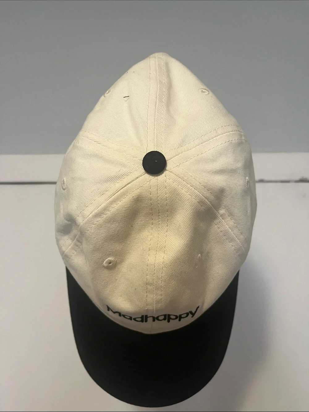 Madhappy men’s Two-Tone Cream and Black Cap